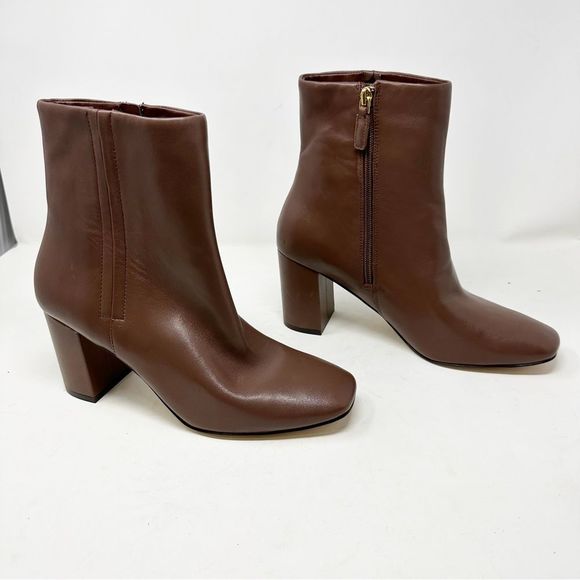 Cole Haan Shoes - Cole Haan Maroon Leather Heeled Valley Square Chestnut Size 10
